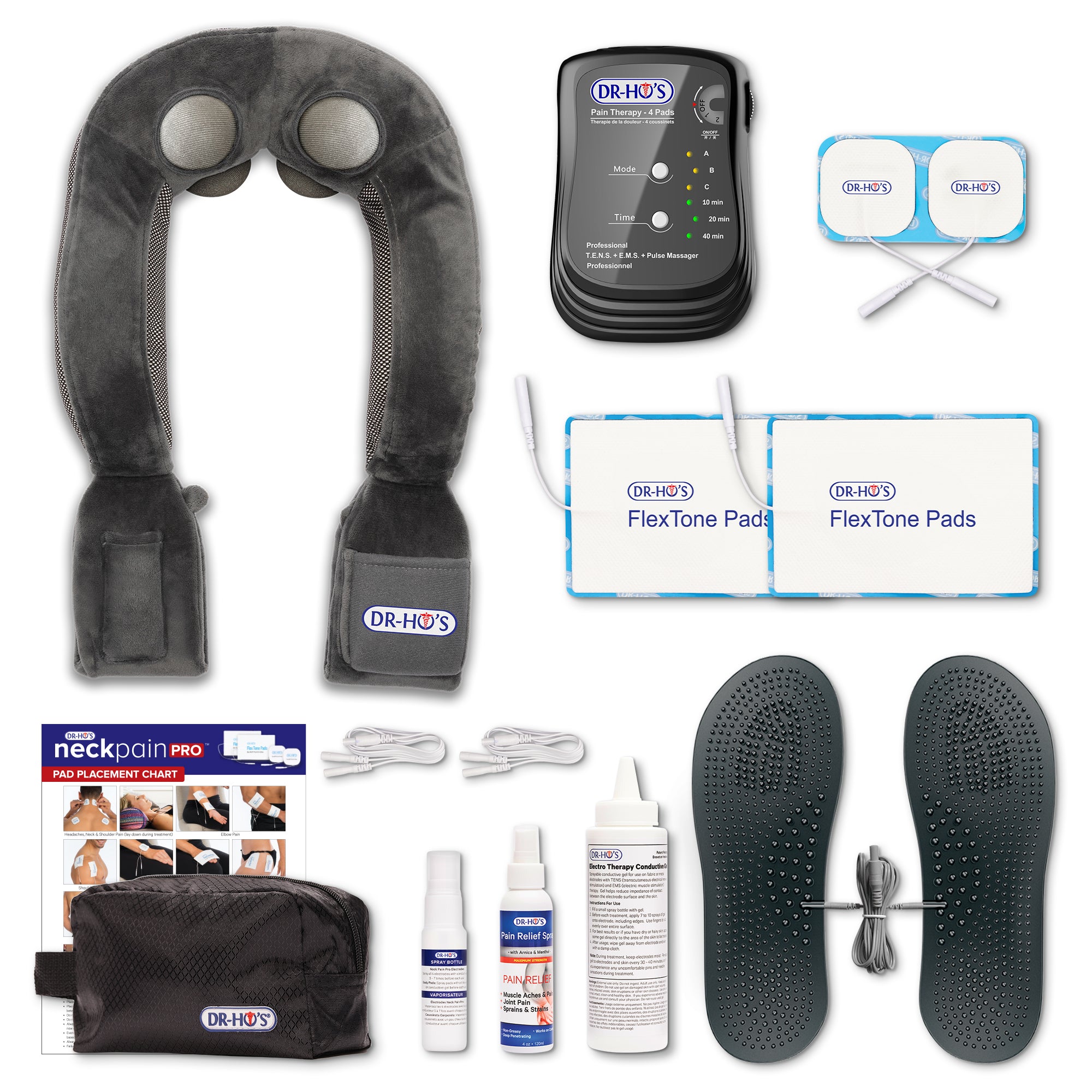 Neck Pain Pro - Masseur de cou TENS - Pack essentiel