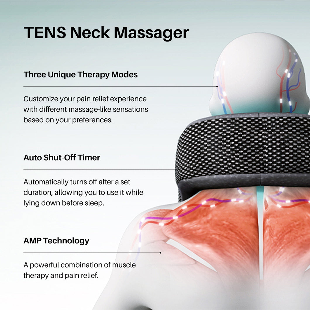 Neck Pain Pro - Masseur de cou TENS - Pack essentiel