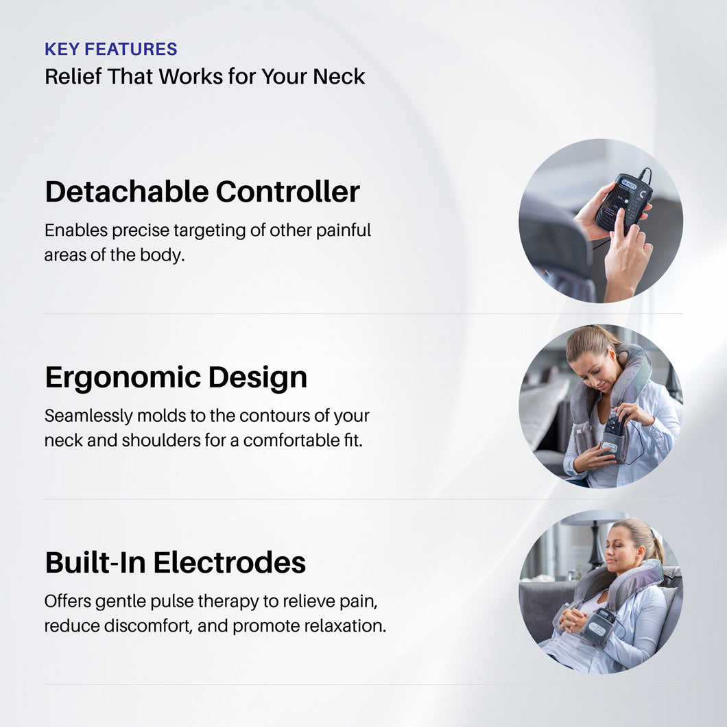 Neck Pain Pro - Masseur de cou TENS - Pack essentiel