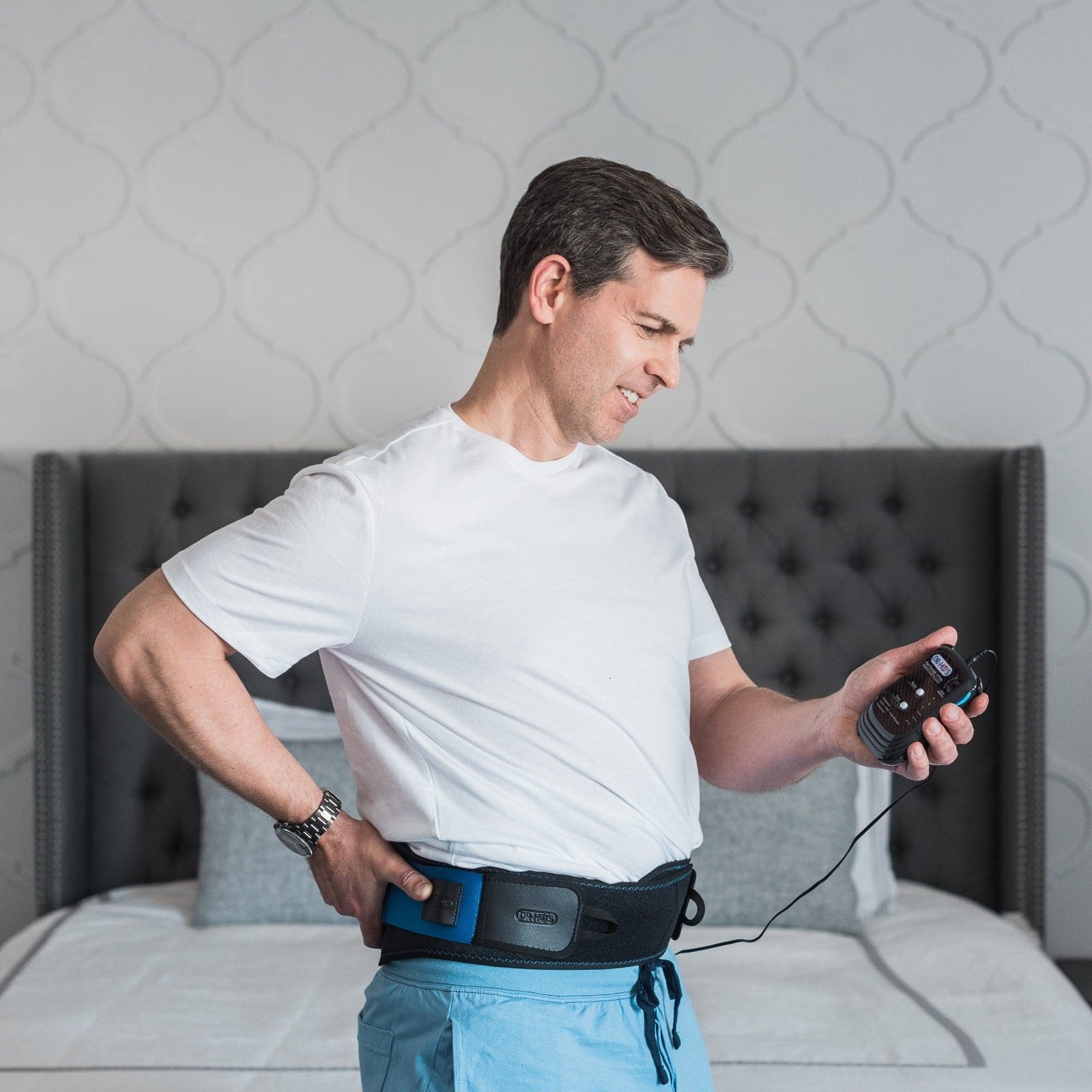Triple Action Back Belt. - 4-in-1 TENS Belt for Back Pain - Essential Package