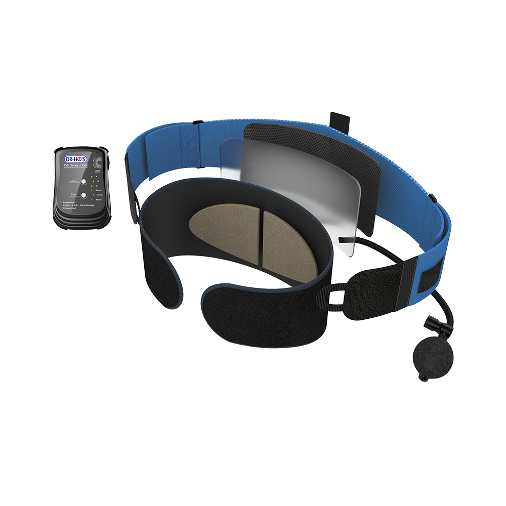 Triple Action Back Belt. - 4-in-1 TENS Belt for Back Pain - Essential Package