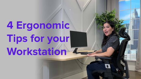 Better Workstation Ergonomics with 4 Simple Tips