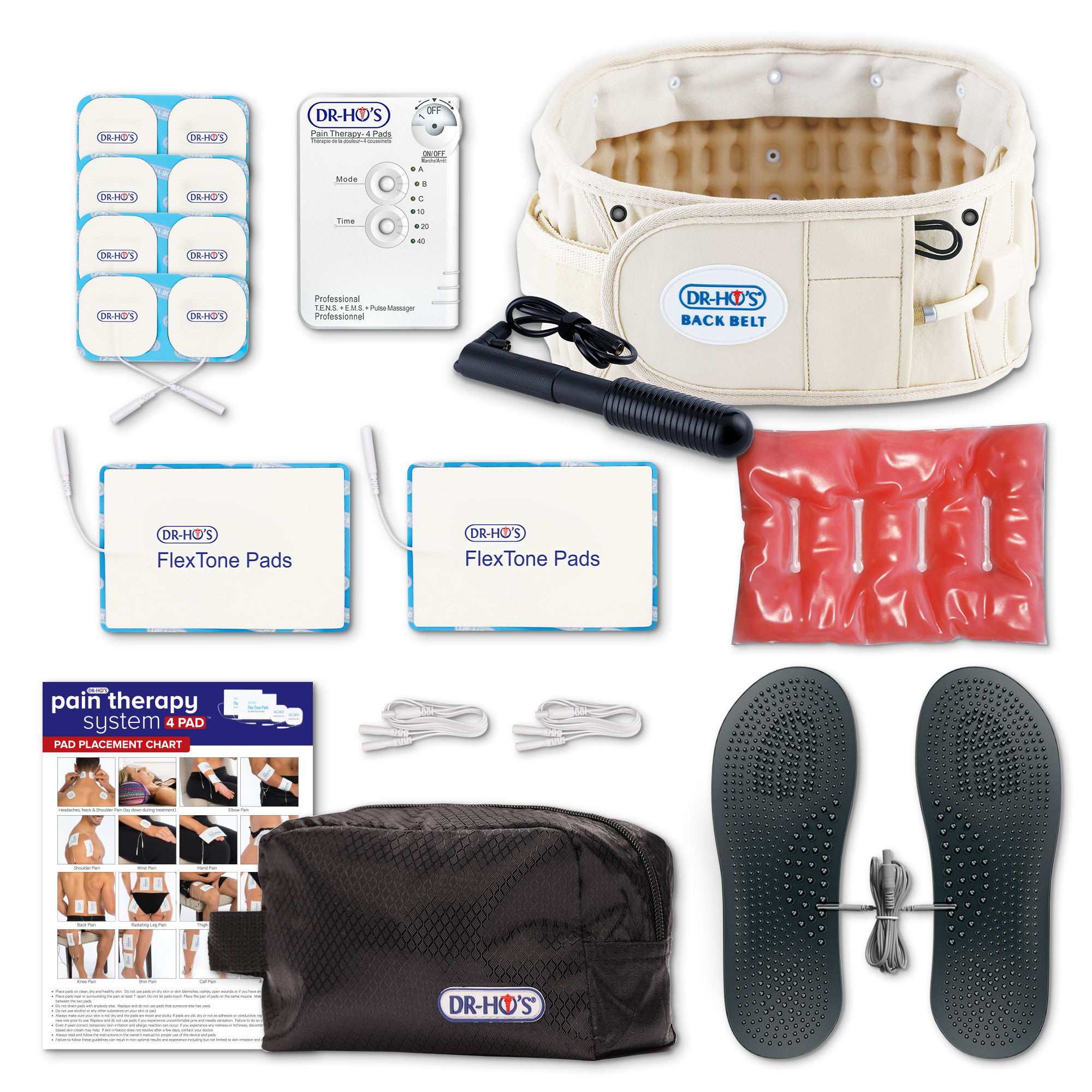 2-in-1 Back Decompression Belt - Deluxe Package