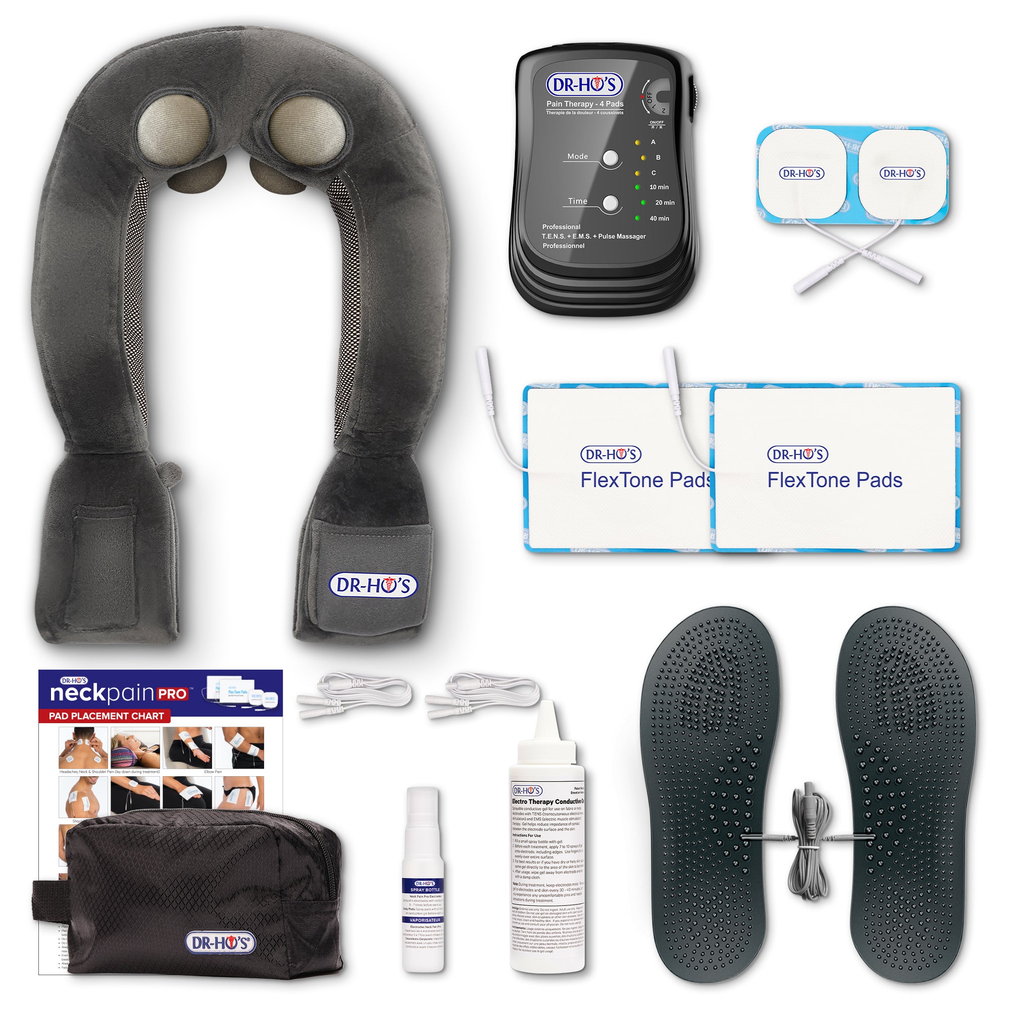 Neck Pain Pro. - TENS Neck Massager - Essential Package