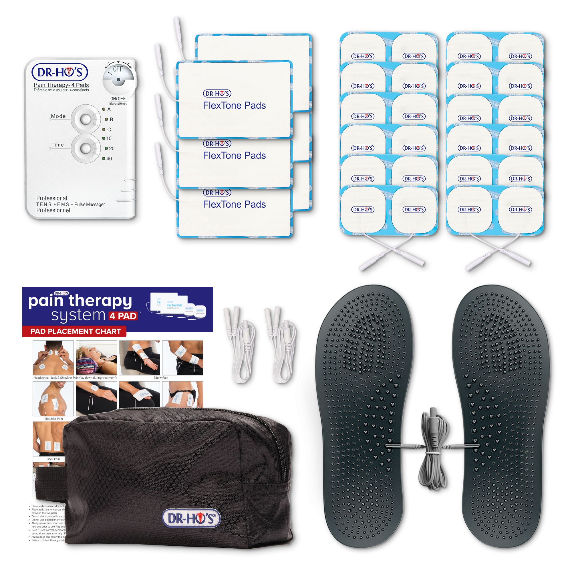 Pain Therapy System 4-Pad - Deluxe Package – DR-HO'S