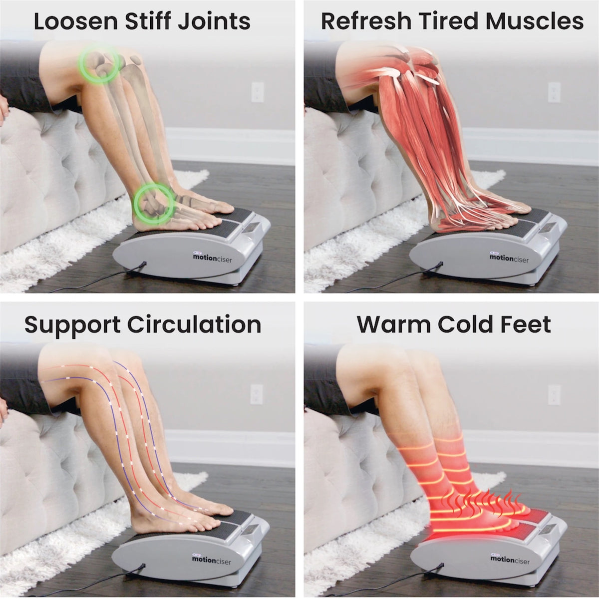 MotionCiser V2. - Heated Passive Leg Exerciser - Essential Package.