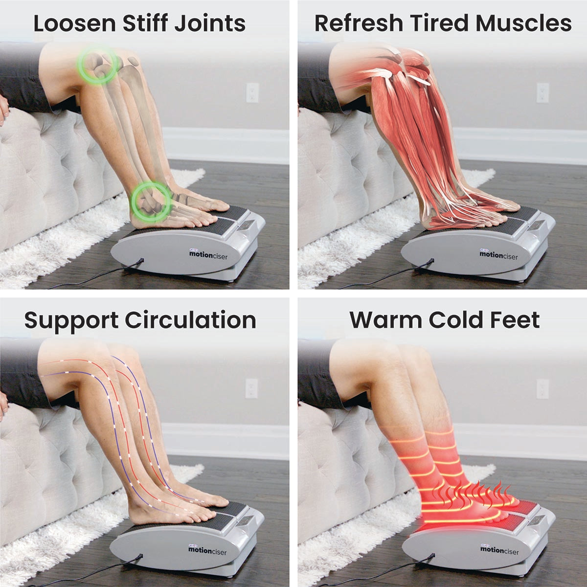 MotionCiser V2 - Fit Bundle - Heated Passive Leg Exerciser - DR-HO'S