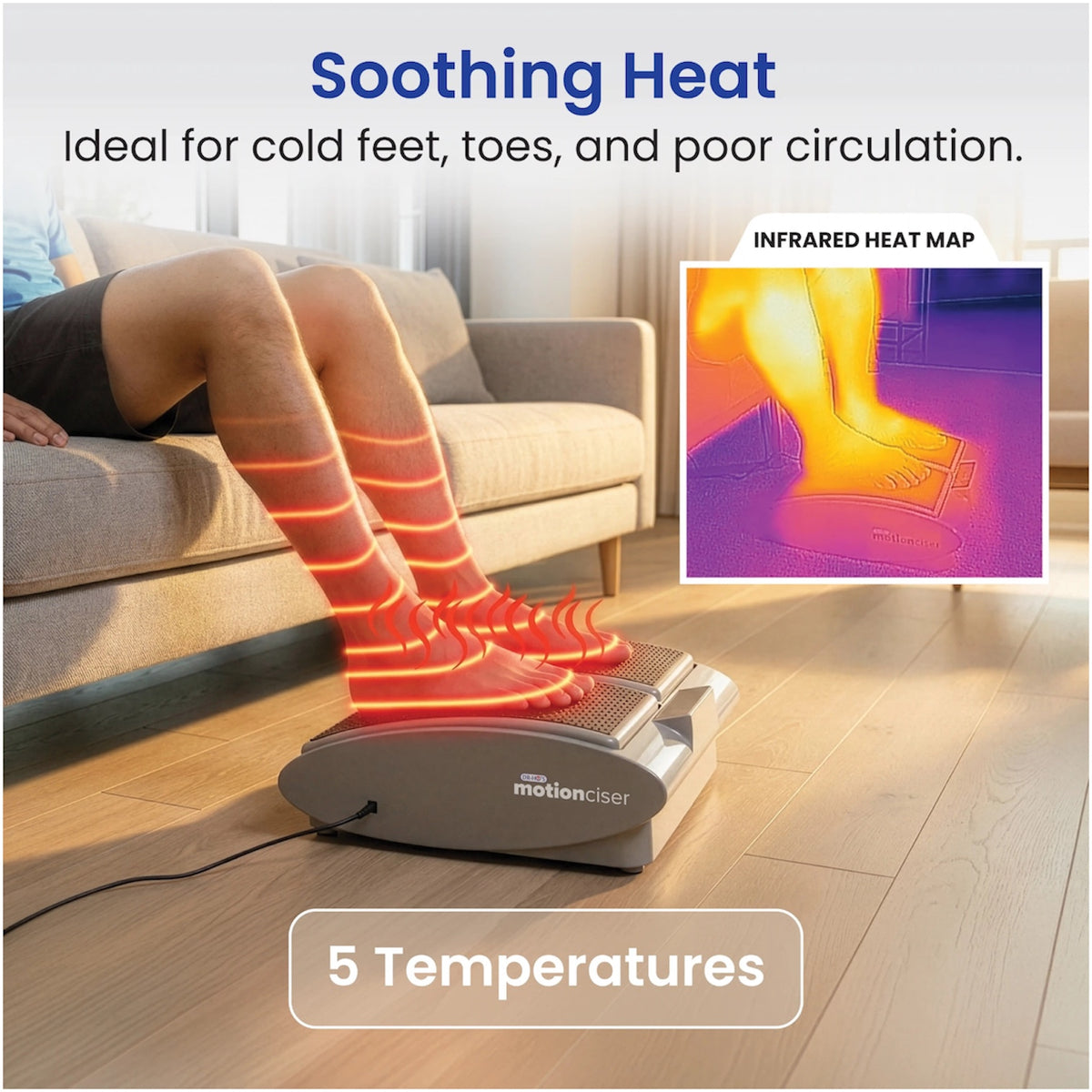 MotionCiser V2. - Heated Passive Leg Exerciser - Essential Package.