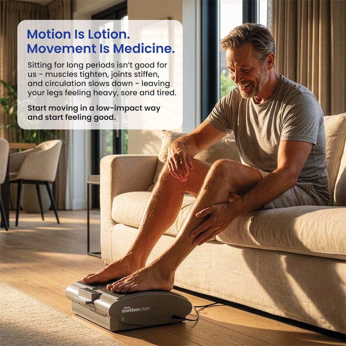 MotionCiser V2. - Heated Passive Leg Exerciser - Essential Package.