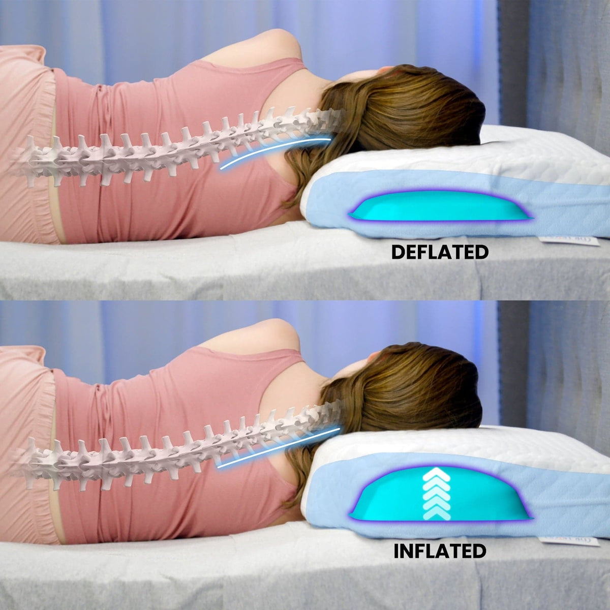 Oreiller à Pain Universel Appui-Tête Canadian Spa Série Hurricane - Compatible Multi-Modèles