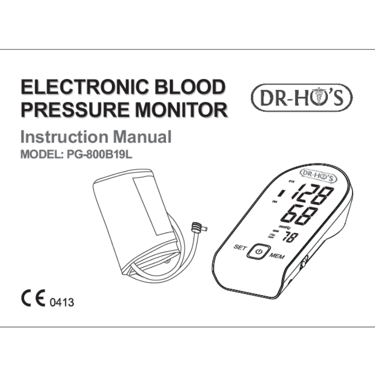 DR-HO'S Blood Pressure Monitor